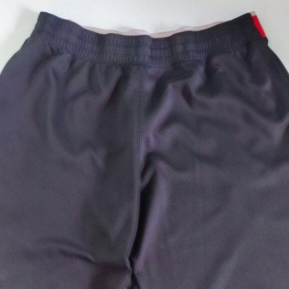 Under Armour Warm-up jogger women's size XL black red design lightweight - Picture 3 of 14